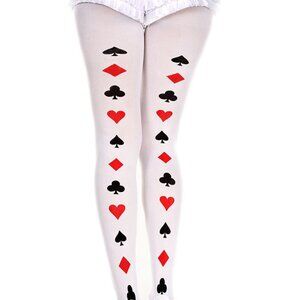poker cards pantyhose